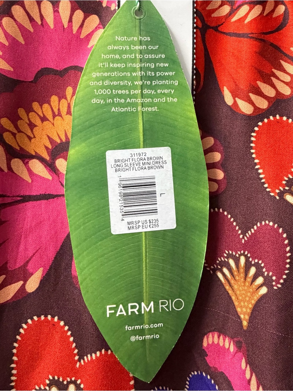 Farm Rio Dress Size Large - Picture 7 of 13